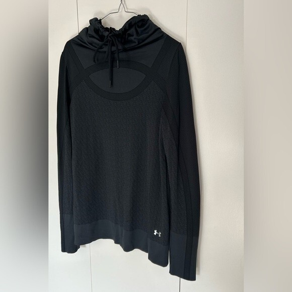 Under Armour Threadborne Seamless Shirt Size Medium Funnel Neck - Picture 4 of 6